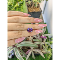 3.98 Ct. Amethyst from Brazil Life Style