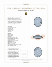 4.00 Ct. Cabochon Black Opal from Australia 3 D Scan Report