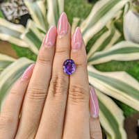3.12 Ct. Amethyst from Brazil Life Style