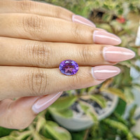 3.02 Ct. Amethyst from Brazil Life Style