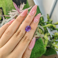 3.18 Ct. Amethyst from Brazil Life Style