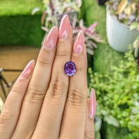 3.66 Ct. Amethyst from Uruguay Life Style