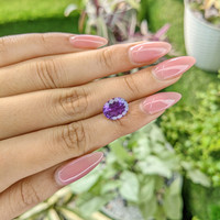 3.66 Ct. Amethyst from Uruguay Life Style