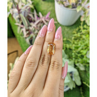 7.56 Ct. Hessonite Garnet from Ceylon (Sri Lanka) Life Style