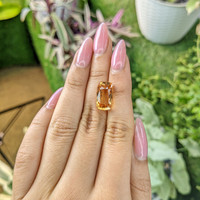 9.79 Ct. Hessonite Garnet from Ceylon (Sri Lanka) Life Style