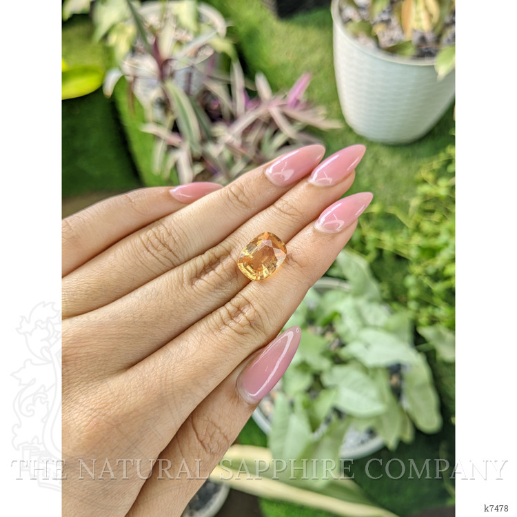 6.79 Ct. Hessonite Garnet from Ceylon (Sri Lanka)