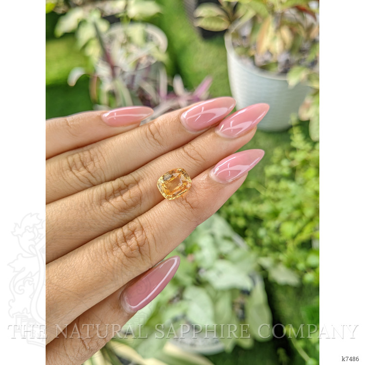 3.84 Ct. Hessonite Garnet from Ceylon (Sri Lanka)