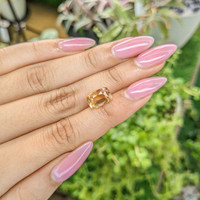 4.23 Ct. Hessonite Garnet from Ceylon (Sri Lanka) Life Style