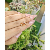 6.81 Ct. Hessonite Garnet from Ceylon (Sri Lanka) Life Style