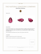 15.25 Ct. Rubellite Tourmaline from Brazil Appraisal