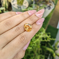 6.40 Ct. Hessonite Garnet from Ceylon (Sri Lanka) Life Style