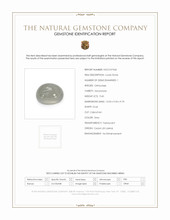 9.60 Ct. Grey Cabochon Moonstone from Ceylon (Sri Lanka) Scan Report
