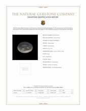 9.31 Ct. White Cabochon Moonstone from Ceylon (Sri Lanka) Scan Report