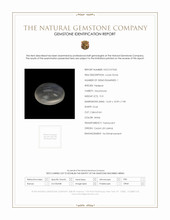9.31 Ct. Cabochon Moonstone from Ceylon (Sri Lanka) Scan Report