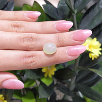 7.48 Ct. Cabochon Moonstone from Ceylon (Sri Lanka) Life Style