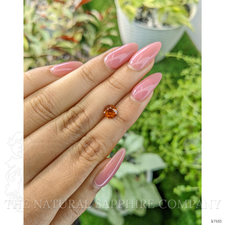 1.21 Ct. Hessonite Garnet from Ceylon (Sri Lanka)