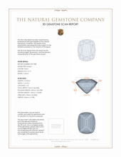 10.19 Ct. Peridot from Pakistan 3 D Scan Report