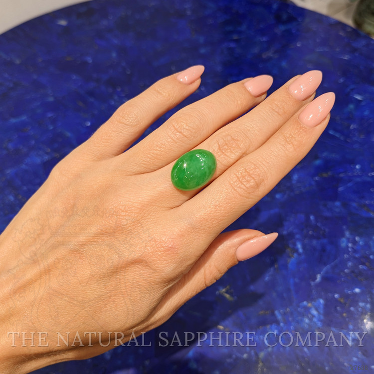 11.98 Ct. Cabochon Jade from Burma (Myanmar)