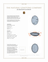 11.98 Ct. Cabochon Jade from Burma (Myanmar) 3 D Scan Report