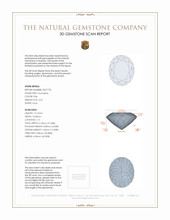 4.22 Ct. Tourmaline from Brazil 3 D Scan Report