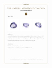 1.87 Ct. Spinel from Ceylon (Sri Lanka) Appraisal