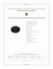 1.45 Ct. Red Garnet from Namibia Scan Report