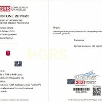 3.10 Ct. Spinel from Tanzania Scan Report