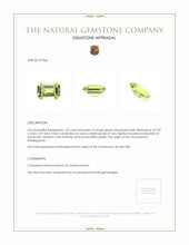 1.63 Ct. Chrysoberyl from Madagascar Appraisal