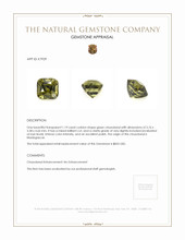 1.19 Ct. Chrysoberyl from Madagascar Appraisal