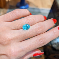 2.13 Ct. Paraiba Tourmaline from Mozambique Life Style