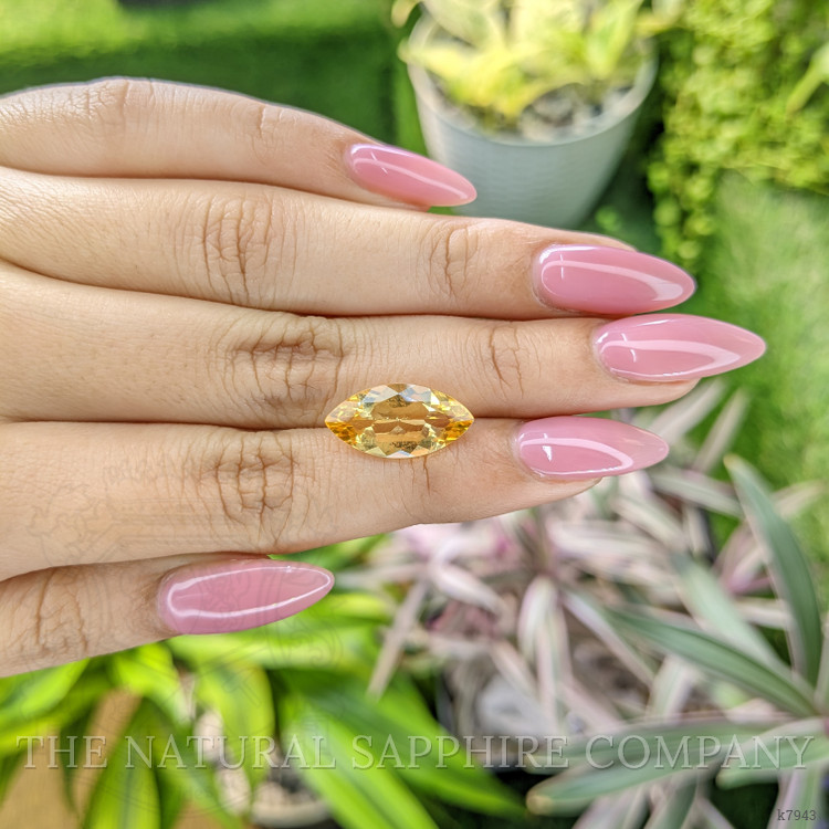 4.38 Ct. Citrine from Ceylon (Sri Lanka)