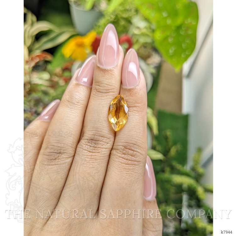 3.91 Ct. Citrine from Ceylon (Sri Lanka)