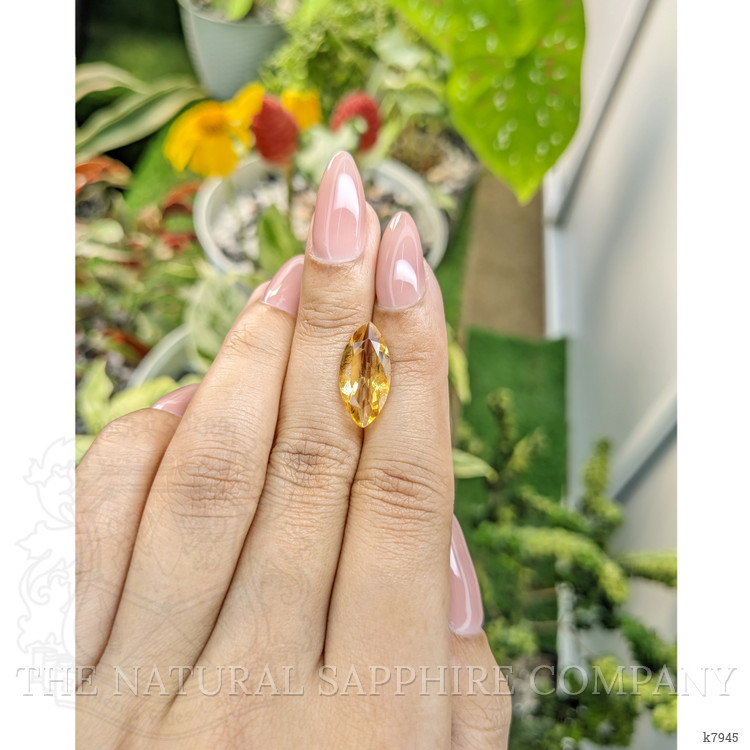 4.36 Ct. Citrine from Ceylon (Sri Lanka)