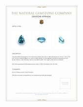 3.34 Ct. Zircon from Malawi Appraisal