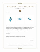 2.10 Ct. Zircon from Malawi Appraisal