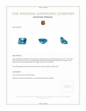 2.40 Ct. Zircon from Malawi Appraisal