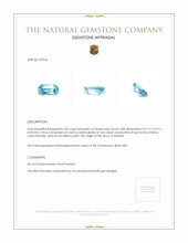2.05 Ct. Zircon from Malawi Appraisal