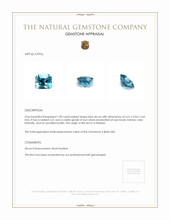 1.00 Ct. Zircon from Malawi Appraisal