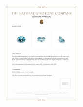 1.97 Ct. Zircon from Malawi Appraisal
