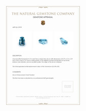 2.74 Ct. Zircon from Malawi Appraisal