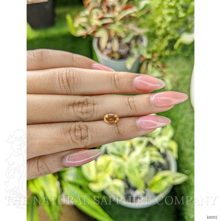 0.97 Ct. Citrine from Ceylon (Sri Lanka)