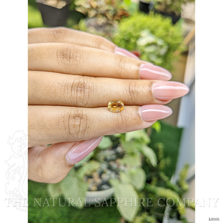 0.91 Ct. Citrine from Ceylon (Sri Lanka)