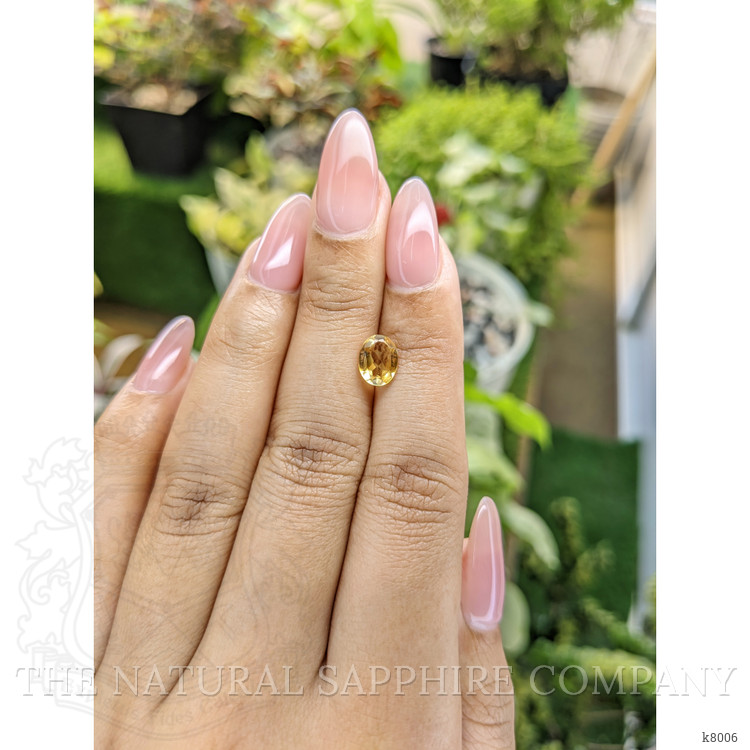 0.91 Ct. Citrine from Ceylon (Sri Lanka)