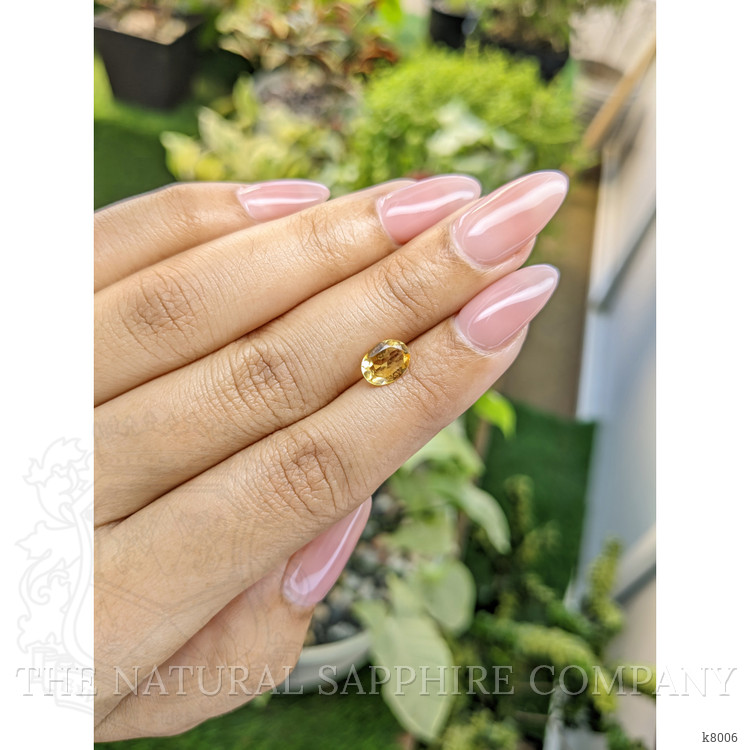 0.91 Ct. Citrine from Ceylon (Sri Lanka)