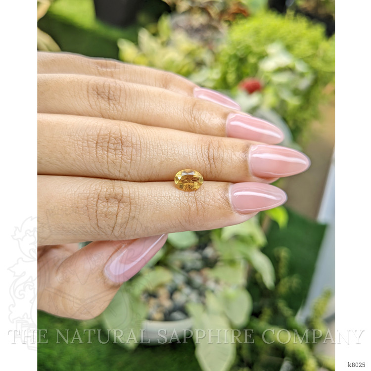 0.96 Ct. Citrine from Ceylon (Sri Lanka)