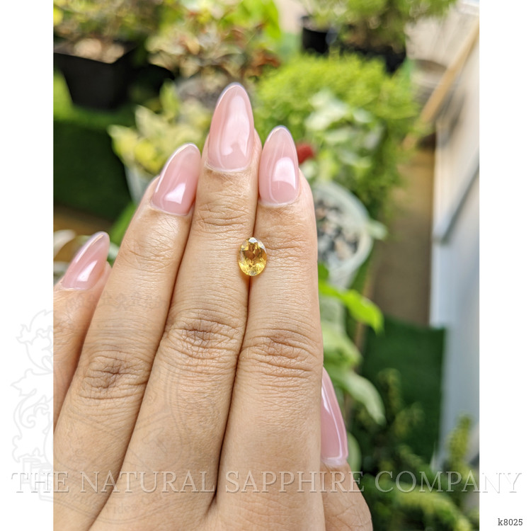 0.96 Ct. Citrine from Ceylon (Sri Lanka)