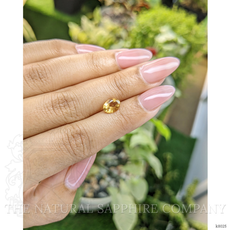 0.96 Ct. Citrine from Ceylon (Sri Lanka)