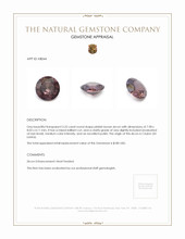 2.25 Ct. Zircon from Ceylon (Sri Lanka) Appraisal