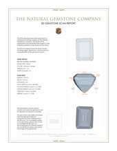 1.81 Ct. Citrine from Ceylon (Sri Lanka) 3 D Scan Report
