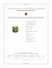 1.11 Ct. Green Tourmaline from Mozambique Scan Report